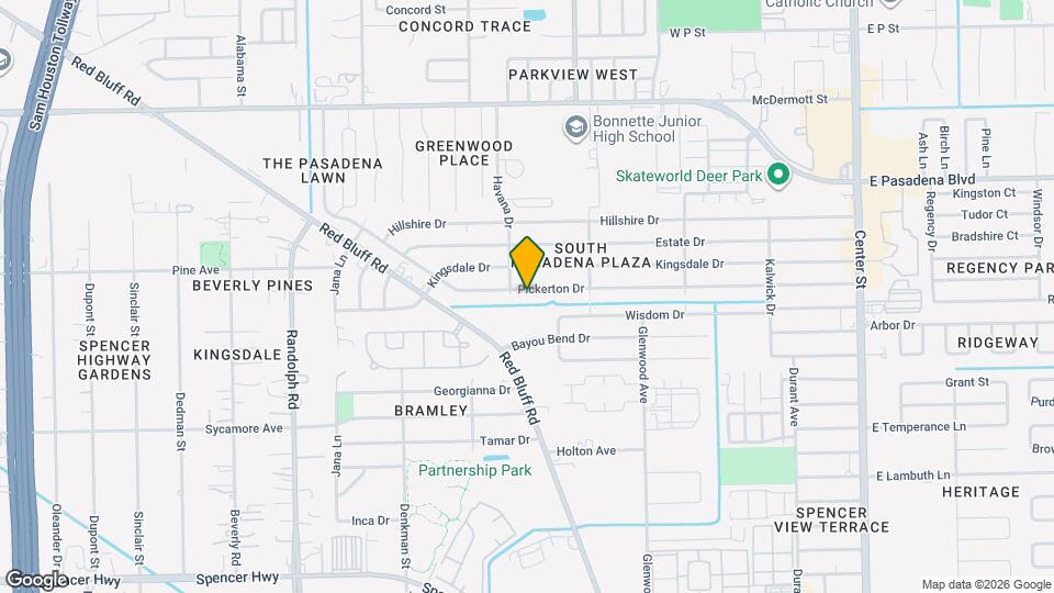 2110 Pickerton Dr Map and Location Details