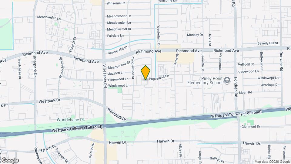 9534 Pagewood Ln Map and Location Details