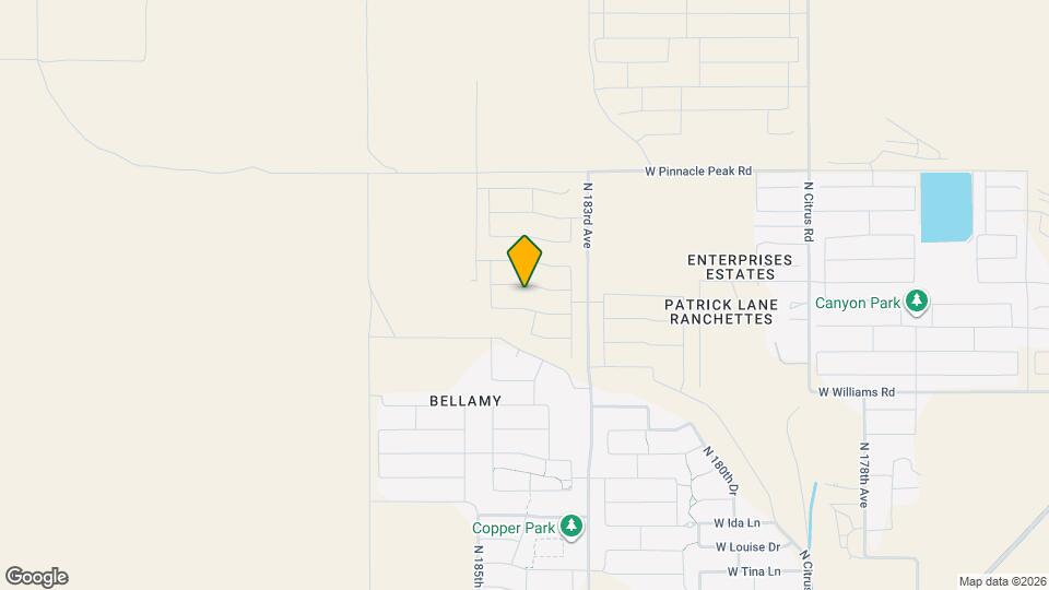 The Villages at North Copper Canyon Mapa y Detalles de la Ubicación