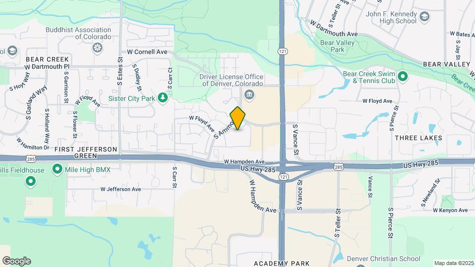 3334 S Ammons Street, Unit 205 Map and Location Details
