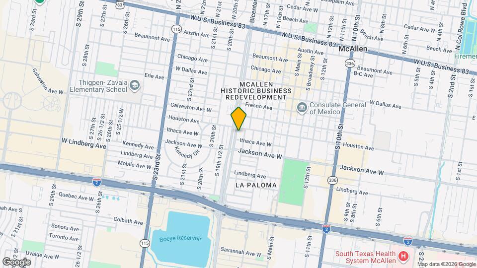 813 S Bicentennial Blvd Map and Location Details