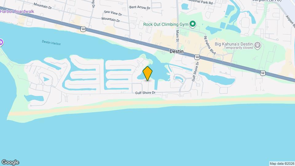 705 Gulf Shore Dr Map and Location Details