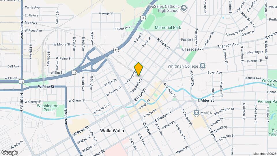 207 N Spokane St Map and Location Details