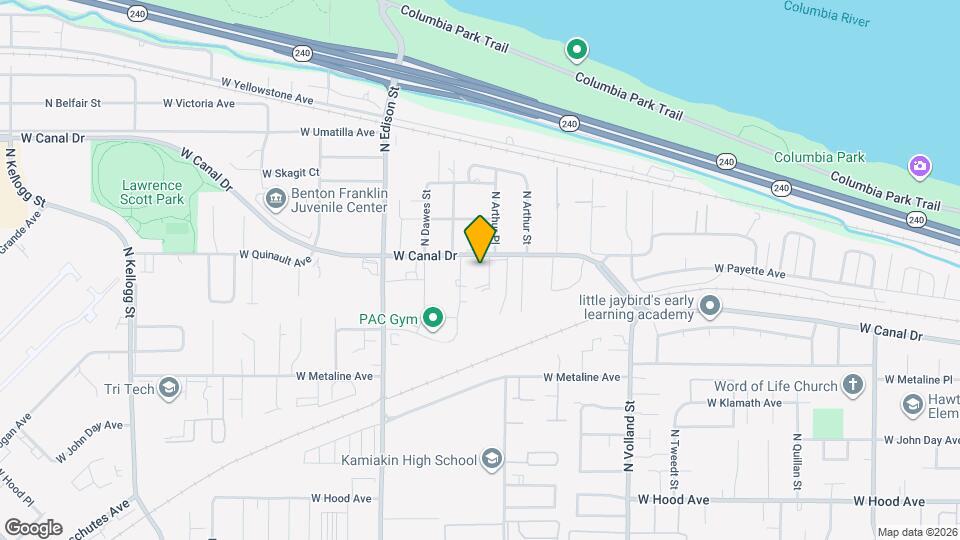 1119 N Buchanan St, Unit C Mapa y Detalles de la Ubicación