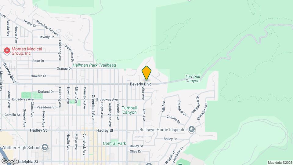 13509 Beverly Blvd, Unit Studio apartment Map and Location Details