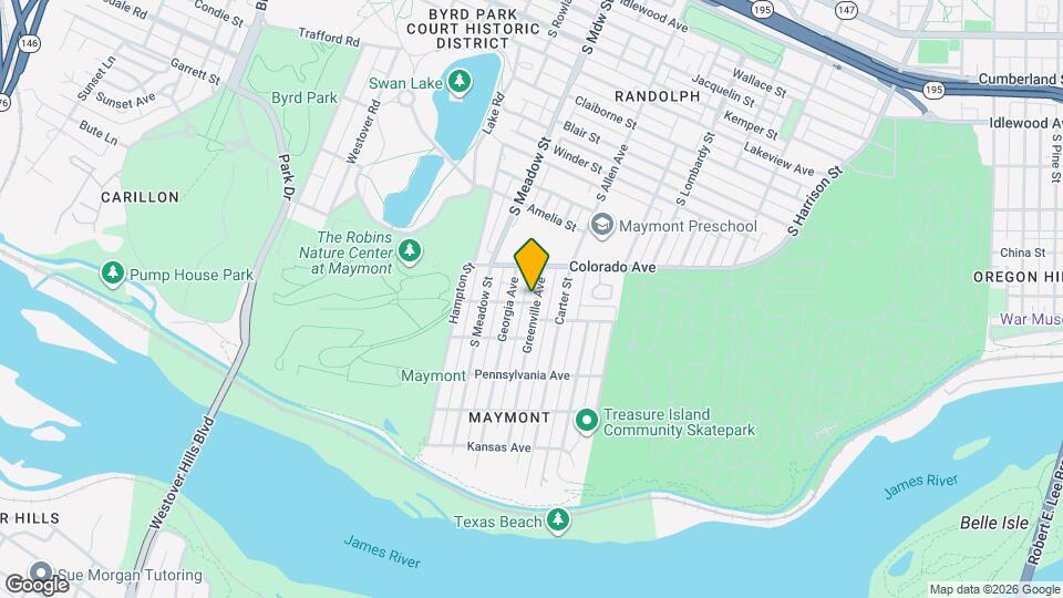 1410 Greenville Ave Map and Location Details