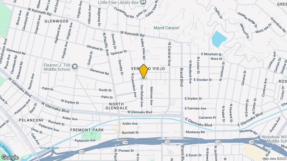 310 W Stocker St Map and Location Details