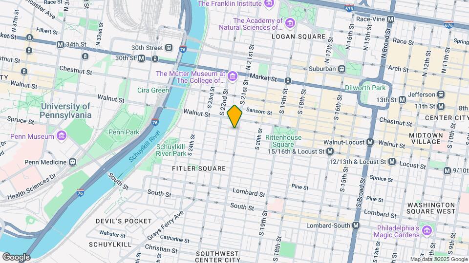 232 S 21st St Map and Location Details