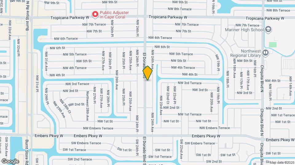 313 El Dorado Blvd N Map and Location Details