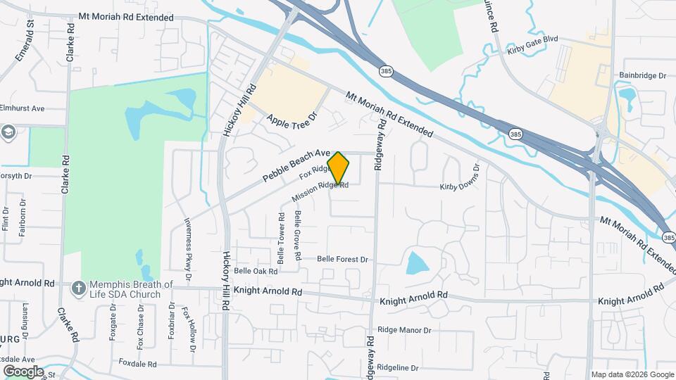 6127 Mission Ridge Rd Map and Location Details