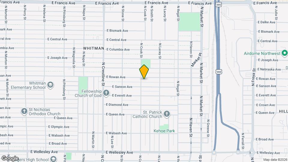 2506 E Rowan Ave, Unit 2508 Map and Location Details