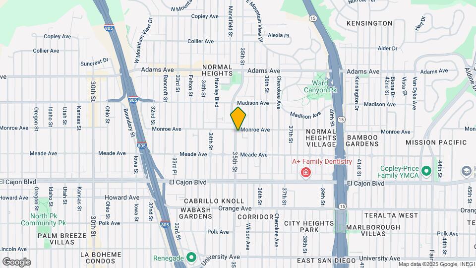 4475 35th St Map and Location Details