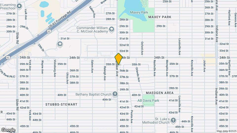 3413 Quaker Ave Map and Location Details
