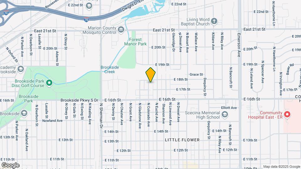 1717 N Colorado Ave Map and Location Details