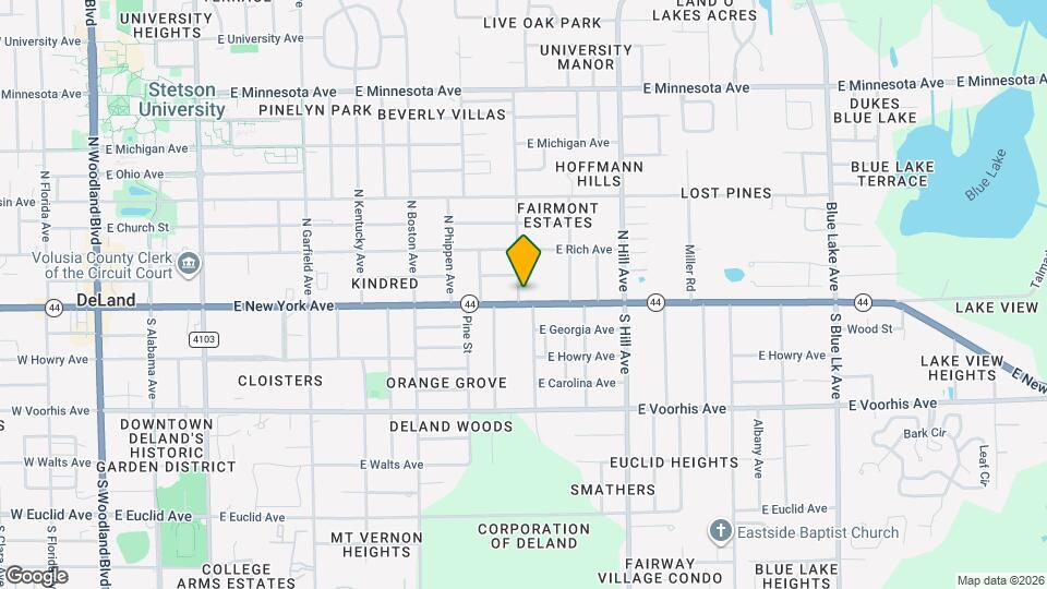 903 E New York Ave Map and Location Details