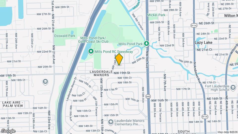 1231 NW 19th Ct Map and Location Details