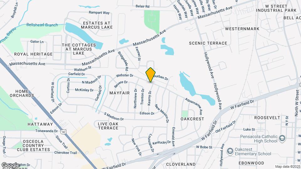 1029 Kearny Dr Map and Location Details
