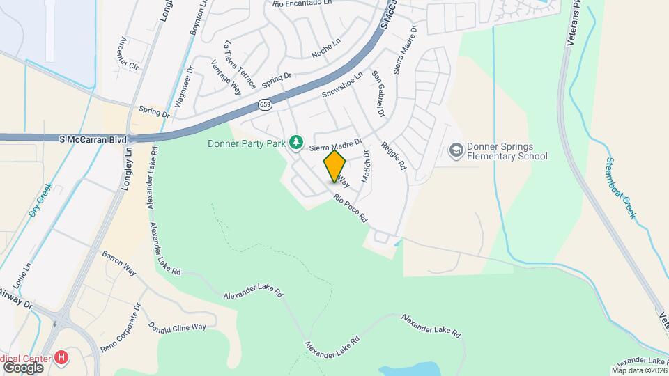 4500 Rio Poco Rd Map and Location Details