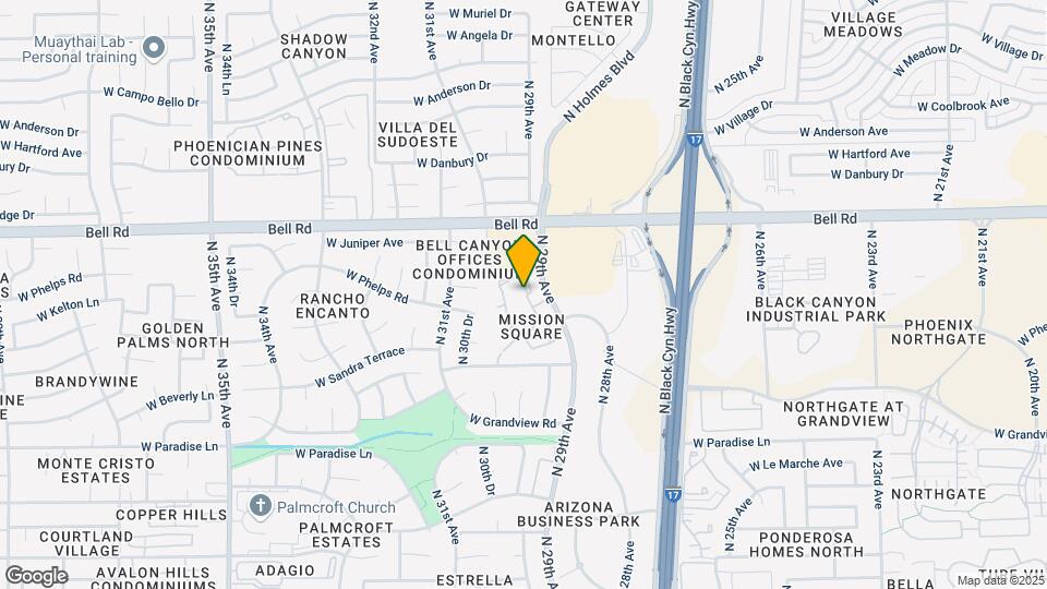 16634 N 29th Dr Map and Location Details