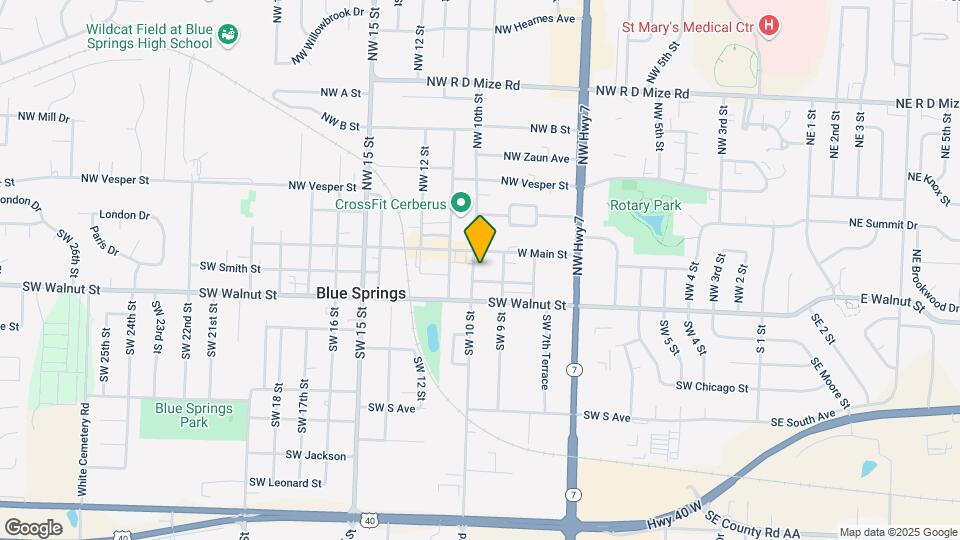 110 SW 10th St Map and Location Details