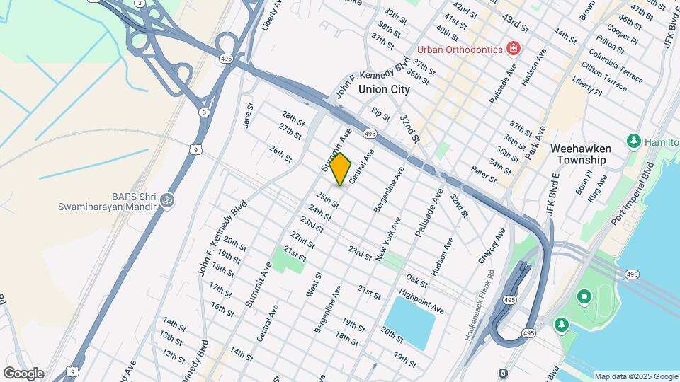 2519 Central Ave Map and Location Details