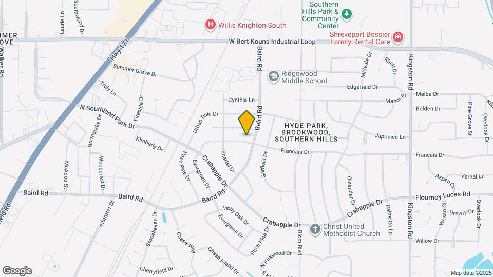 2104 Francais Dr Map and Location Details