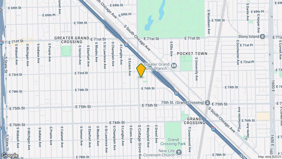 7311-7339 S Cottage Grove Ave Map and Location Details