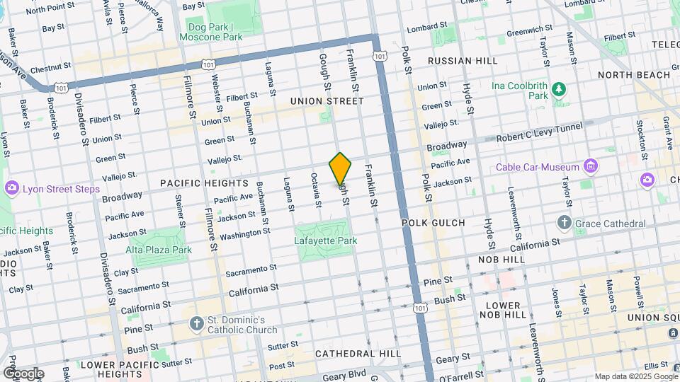 2215 Gough St Map and Location Details