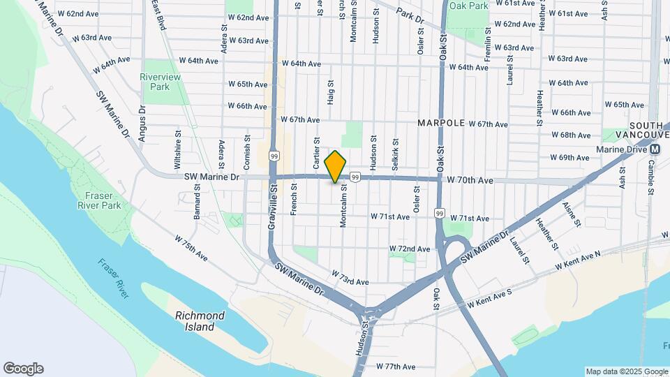 8631 Montcalm St Map and Location Details