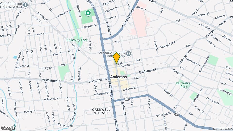 214 N Main St Map and Location Details