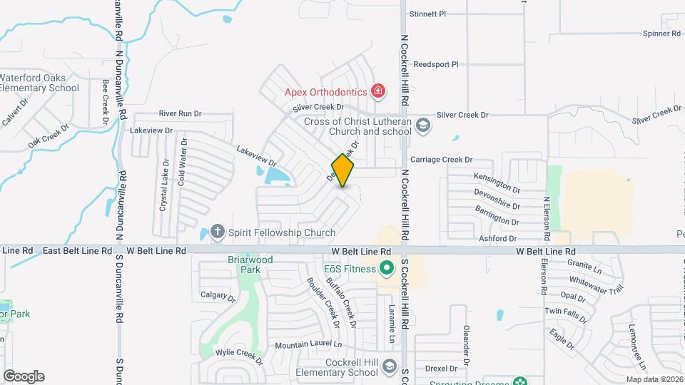 108 Circle Creek Dr Map and Location Details