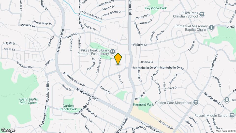 5447 Fiesta Ln Map and Location Details