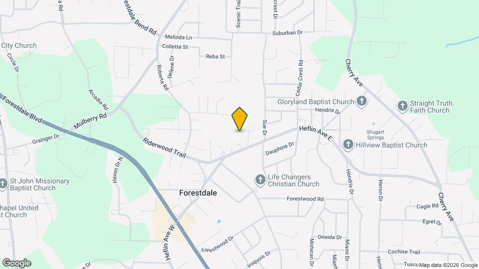 628 Heflin Ave E Map and Location Details