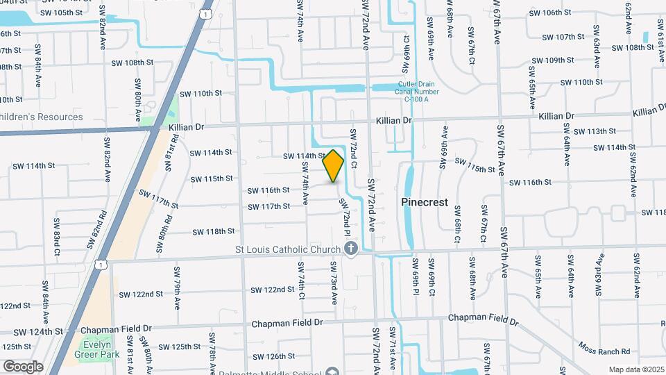 7300 SW 116th St Map and Location Details