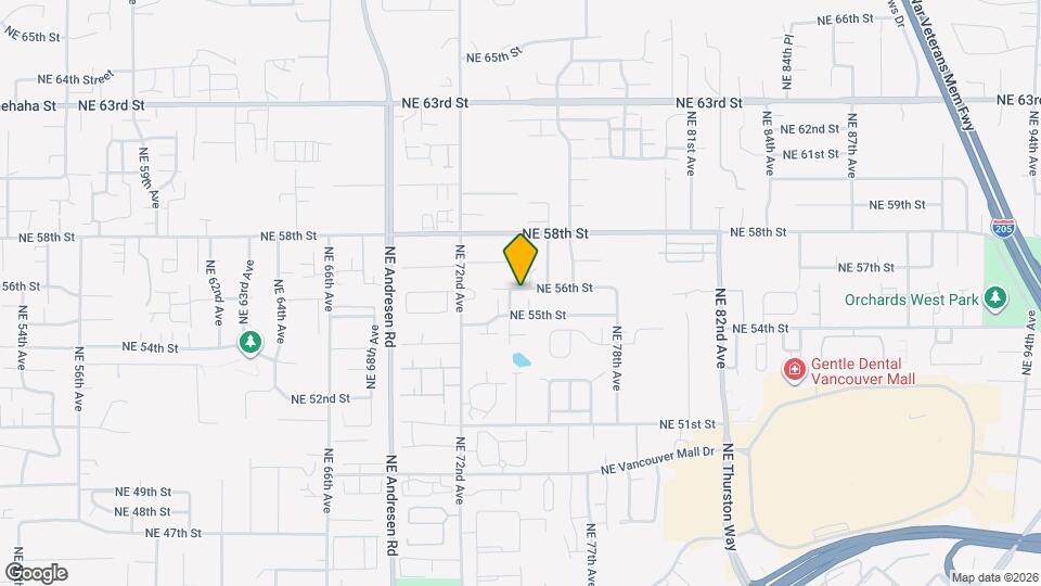 7413 NE 56th St Map and Location Details