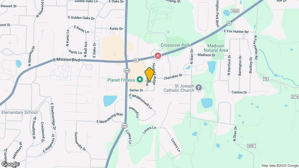 1770 N Pointer Ln Map and Location Details