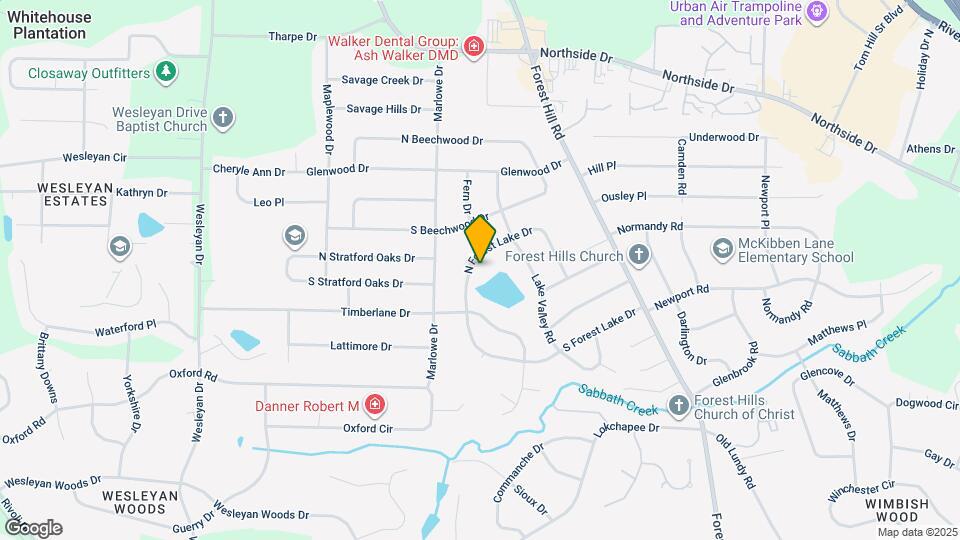 629 Forest Lake Dr N Map and Location Details