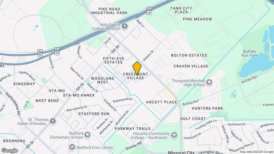 1715 Pecan Ln Map and Location Details