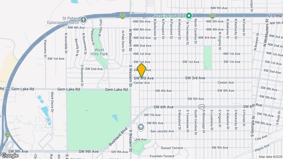 301 S Independence St Map and Location Details