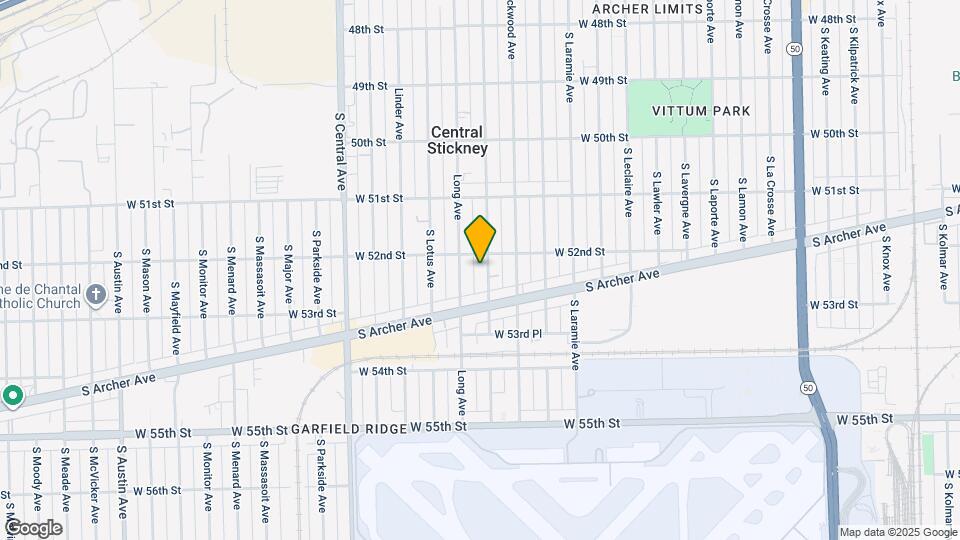 5212 S Lorel Ave Map and Location Details