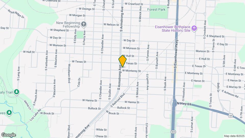 721 W Monterey St Map and Location Details