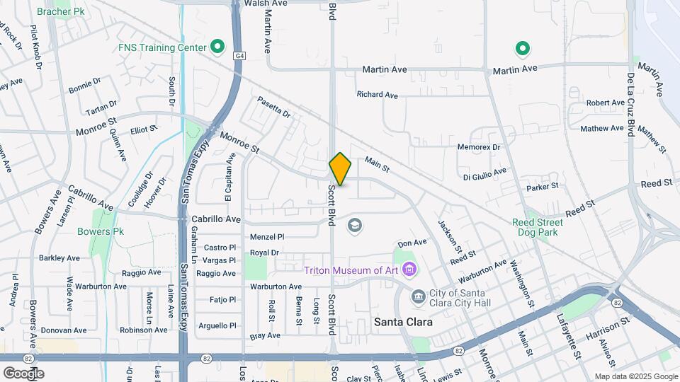 2095 Scott Blvd Map and Location Details