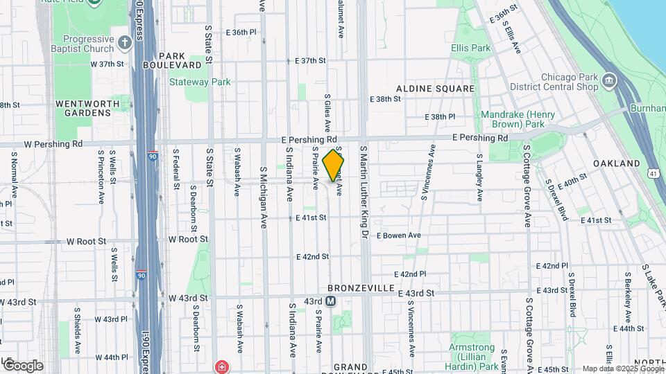 4008 S Calumet Ave Map and Location Details