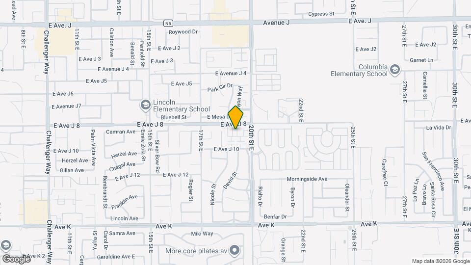 43942 18th Street E Map and Location Details