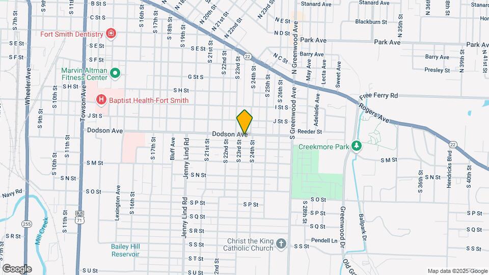 2308 Dodson Ave Mapa y Detalles de la Ubicación