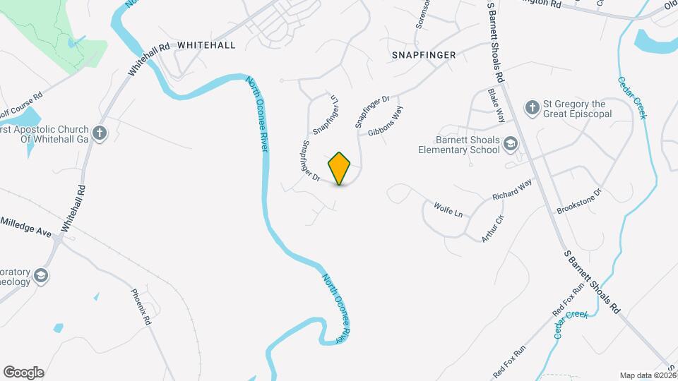 495 Snapfinger Dr, Unit Basement Studio Mapa y Detalles de la Ubicación