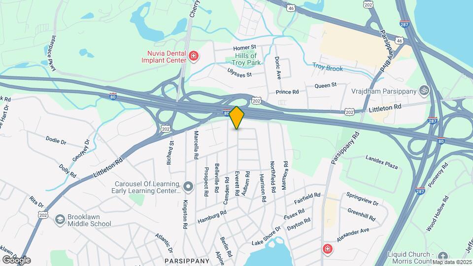 263 Everett Rd Map and Location Details