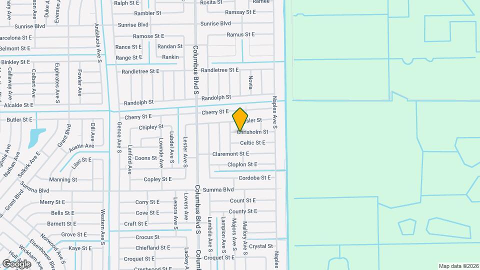 1228 Chrisholm St Map and Location Details