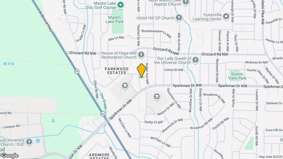2508 Trail Ridge Rd NW Map and Location Details