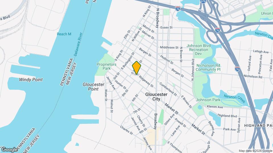 414-416-416 Ridgeway St Map and Location Details